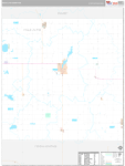 Palo Alto Wall Map Premium Style